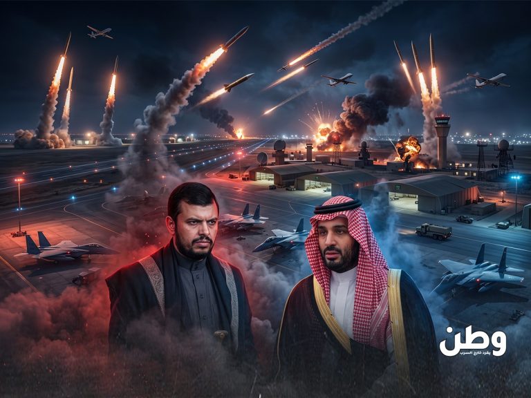 قاعدة الملك خالد تحت النار.. والحوثيون يلوّحون بتصعيد أوسع داخل السعودية هجوم حوثي بالصواريخ الباليستية والطائرات المسيّرة يستهدف قاعدة الملك خالد في خميس مشيط وسط تصعيد متزايد مع السعودية.