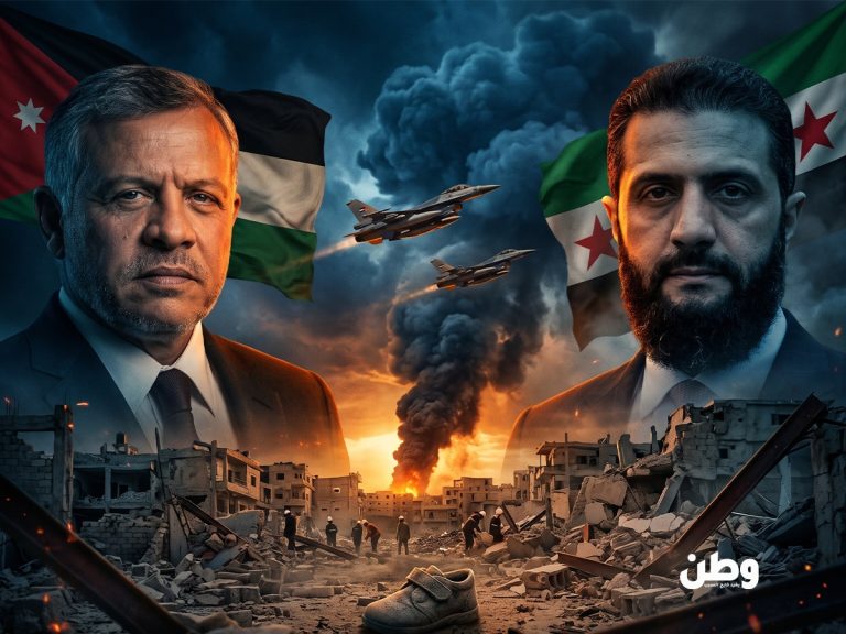 «ردع أم خرق للسيادة؟».. الغارات الأردنية جنوب سوريا تفتح ملف التنسيق الحدودي والضحايا المدنيين غارات أردنية على جنوب سوريا تقتل سبعة مدنيين وفق السلطات السورية، وسط خلاف حول التنسيق المسبق، وإغلاق مؤقت لمعبر نصيب، واتفاق على لجنة أمنية مشتركة. نسخ الوصف