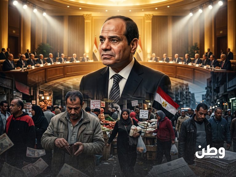 تصريحات عبد الفتاح السيسي عن رفع الروح المعنوية للحكومة في منتدى مصر 2026 تثير التساؤلات حول غلاء المعيشة والشفافية ومحاسبة المسؤولين. نسخ الوصف