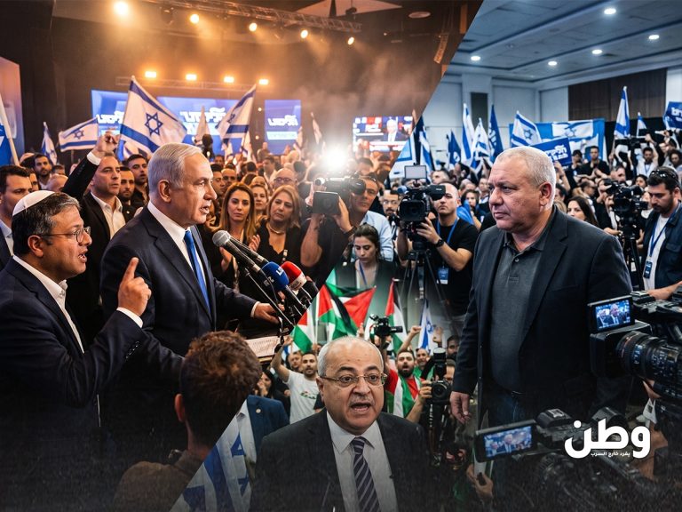 هل تتحول المكاسب العربية إلى قوة سياسية؟ أربعة سيناريوهات لمستقبل الحكومة الإسرائيلية أظهرت استطلاعات الخروج مكاسب للأحزاب العربية في انتخابات الكنيست، وسط غياب أغلبية واضحة لمعسكري نتنياهو وآيزنكوت. فهل تستطيع المقاعد العربية التأثير في تشكيل الحكومة وإبعاد بن غفير؟